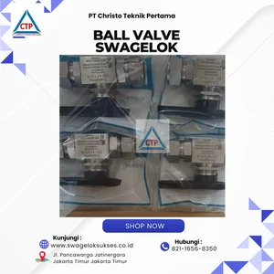 Ball Valve 1 Inch Swagelok Original – Solusi Kendali Aliran Presisi