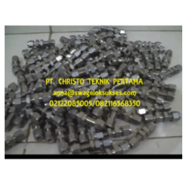 Bulkhead Union Swagelok Stainless Steel 1/4 Inch