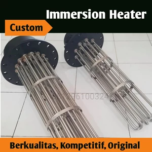 Industrial heater immersion heater element