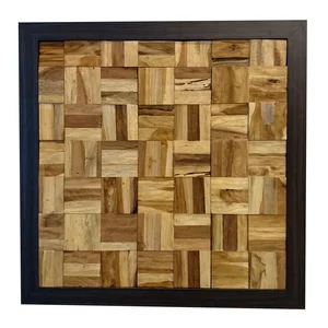 Erosion Teak Wall Cladding MKU-01