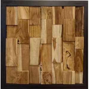 Erosion Teak Wall Cladding MKU-03