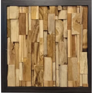 Erosion Teak Wall Cladding MKU-04