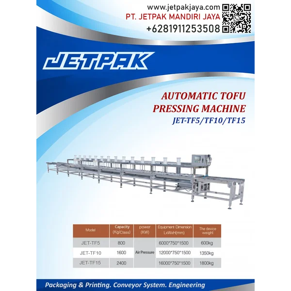 AUTOMATIC TOFU PRESSING MACHINE - Mesin Pencetak Tahu