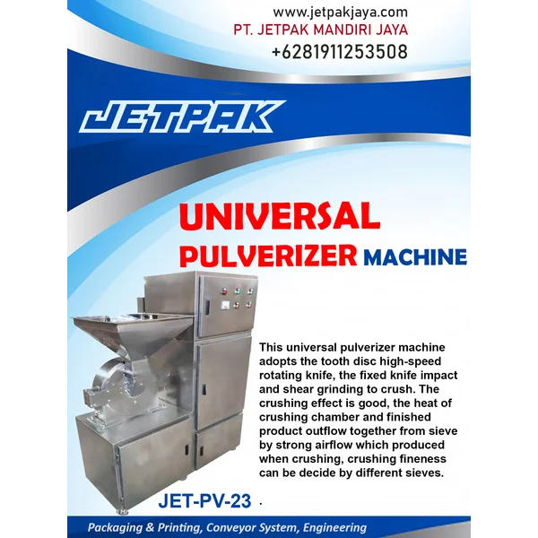UNIVERSAL PULVERIZER MACHINE - Mesin Grinder