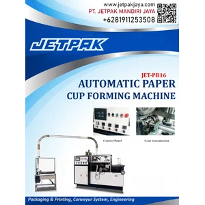 Mesin pembentuk Gelas Kertas otomatis -JET-PB16