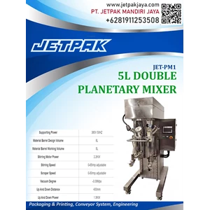 5L DOUBLE PLANETARY MIXER - JET-PM1