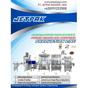 powder filling and packaging production line