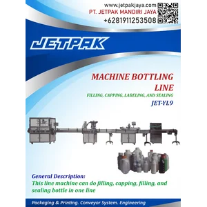 machine bottling line filling capping labeling and sealing JET YL9-YL10