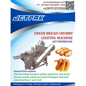 fresh bread crumbs coating machine JET TMFBRD300