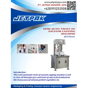 SEMI AUTO TWIST OF VACUUM CAPPING MACHINE JET TN16