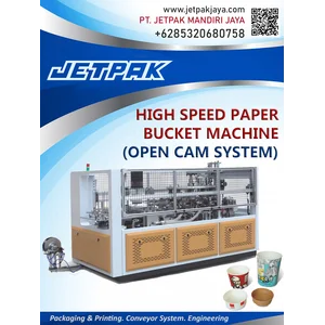 HIGH SPEED PAPER BUCKET MACHINE(OPEN CAM SYTEM)