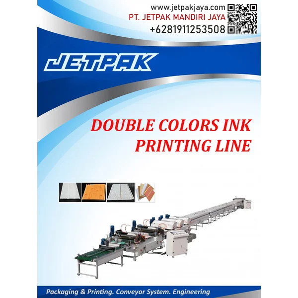 DOUBLE COLORS INK PRINTING LINE
