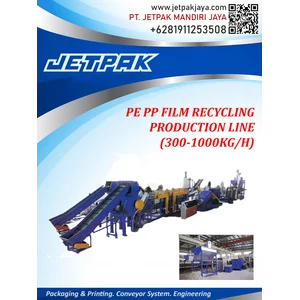 PE PP FILM RECYCLING PRODUCTION LINE (300-1000KG/H)