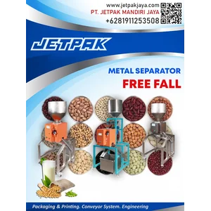 METAL SEPARATOR FREE FALL JET