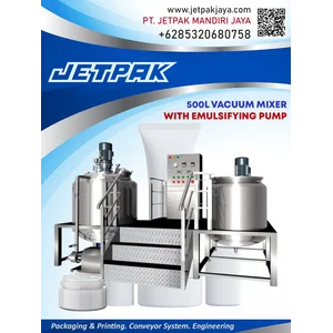 500L VACUUM MIXER WITH EMULSIFYING PUMP