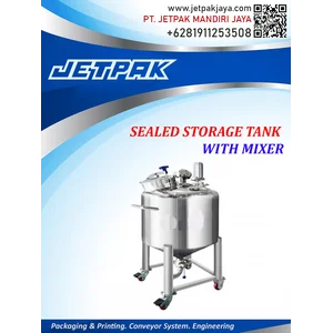 SEALED STORAGE TANK WITH MIXER