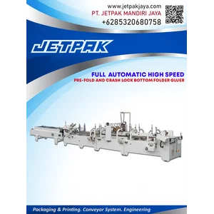 FULL AUTOMATIC HIGH SPEED PRE-FOLD AND CRASH LOCK BOTTOM FOLDER GLUER