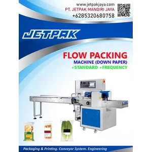 Flow Packing Machine Flow Down Paper  Standar Frequency