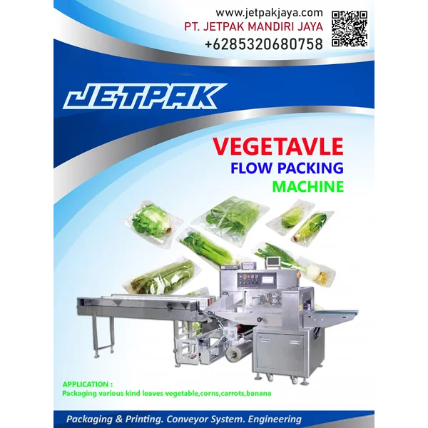 Vegetable Flow Packing Machine JET 001