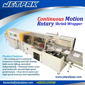 Continuous Motion Rotary Shrink Wrapper