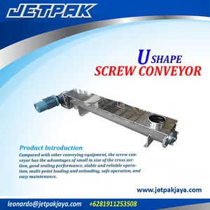JET U SHAPE SCREW CONVEYOR