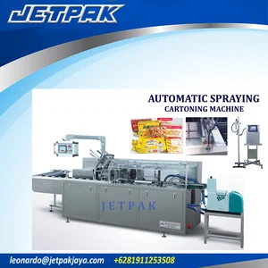 AUTOMATIC SPRAYING CARTONING MACHINE - Mesin Cartoning Otomatis untuk Sprayer
