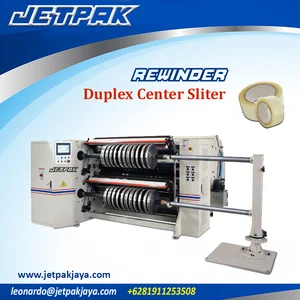 REWINDER DUPLEX CENTER SLITER - Mesin Pemotong Isolasi
