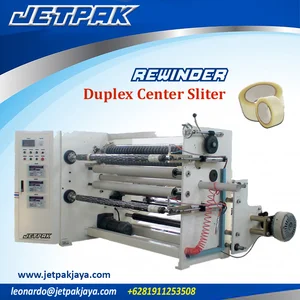 REWINDER DUPLEX CENTER SLITER 2 - Mesin Pemotong Isolasi
