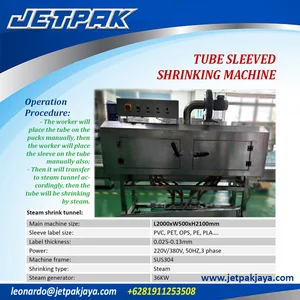 TUBE SLEEVED SHRINKING MACHINE - Mesin Thermal Shrink