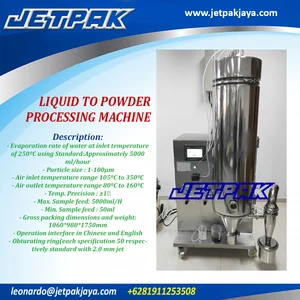LIQUID TO POWDER PROCESSING MACHINE - Mesin Pemroses Cairan ke Bubuk