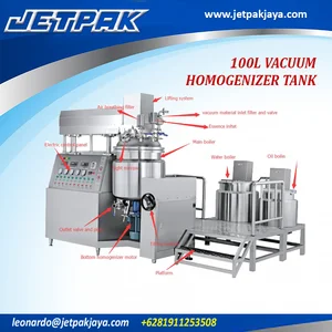 100L VACUUM HOMOGENIZER TANK - Mesin Vacuum Mixer