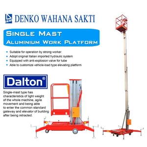 Dalton Tangga Hidrolik/Vertical Lift Tinggi 12 Meter Single Mast GTWY 1000-AC