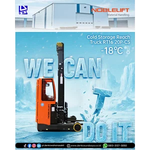 Noblelift Forklift Reach Truck Kapasitas 2T Khusus Cold Storage Tipe RT20B