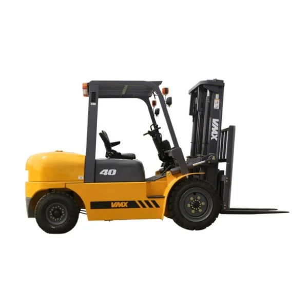 VMAX Forklift Diesel Mesin Isuzu C240 Japan Kapasitas 4 Ton Tinggi 3 Meter Tipe CPCD40