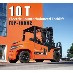 Noblelift Forklift Elektrik Kapasitas 1O Ton Tinggi 3 Meter Baterai Lithium Garansi 5 Tahun Tipe FE4P100N2