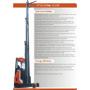 Forklift Reach Truck Noblelift 2 Ton 6 Meter FFL EPS Side On (RT20B-6000)