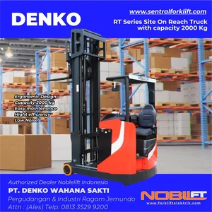Forklift Reach Truck Noblelift 2 Ton 6 Meter FFL EPS Side On (RT20B-6000)