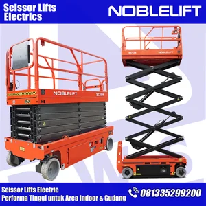 Scissor Lift Electric Battery 16 Meter 320 Kg 2 Person