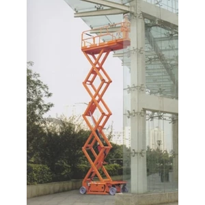 MAN LIFT DARU- MOBILE SCISSOR LIFT 12 Meter-daltonlift Murah