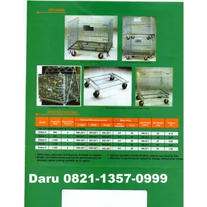 Pallet Mesh Box sama Pallet Besi Lipat Murah  PT Denko Wahana Sakti