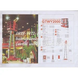tangga hidrolik aerial work platform 16m merk dalton mr bahri denko 