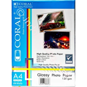 Coral Glossy Paper 120Gsm A4