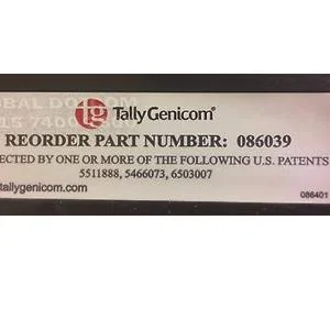 TALLY GENICOM RIBBON CARTRIDGE 6300 PN: 086039