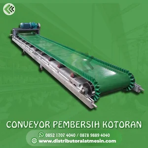 Conveyor Rol Pembersih Keranjang Ayam 