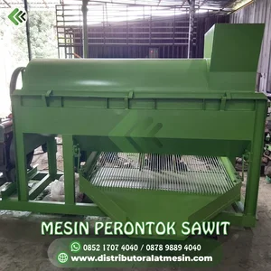 Mesin perontok kelapa sawit brondolan