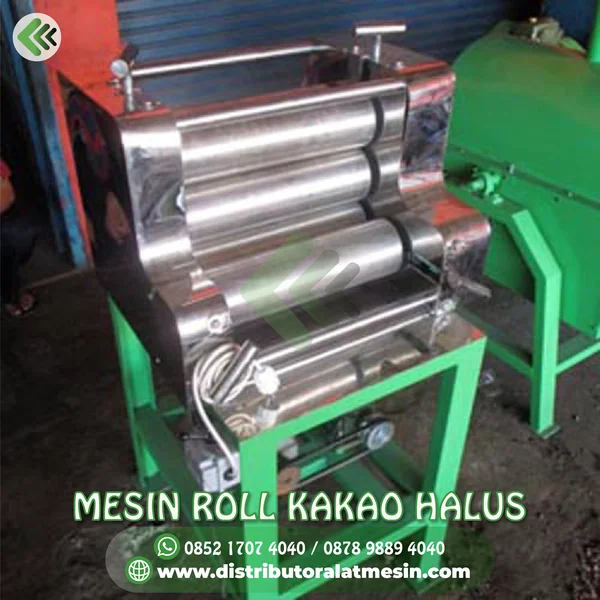 Mesin Roll Pemasta Coklat Halus 
