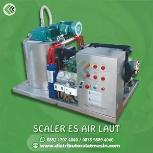 Mesin Pembuat Es Ice Scaler Air Laut Kapasitas 1200-1500 kg/24 Jam