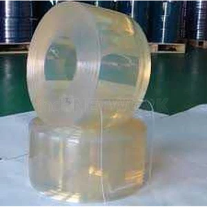 Plastik PVC Tirai Bening
