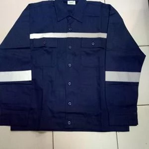 Baju Kerja Atasan Safety Warna Dongker Ukuran XL  