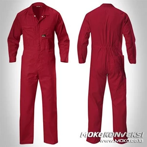 Baju Wearpack safety warna Merah ukuran L  